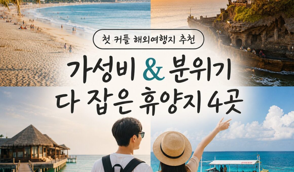 첫 커플 해외여행지 추천