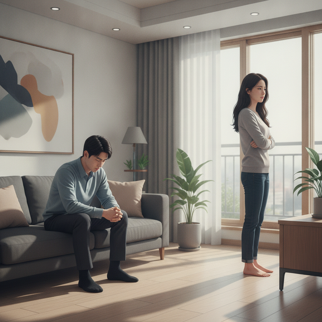 부부 싸움 중 입 닫는 남편 아내, 관계 개선 돕는 회피형 배우자 대화법 가이드 6 img 1782835346 4d6224