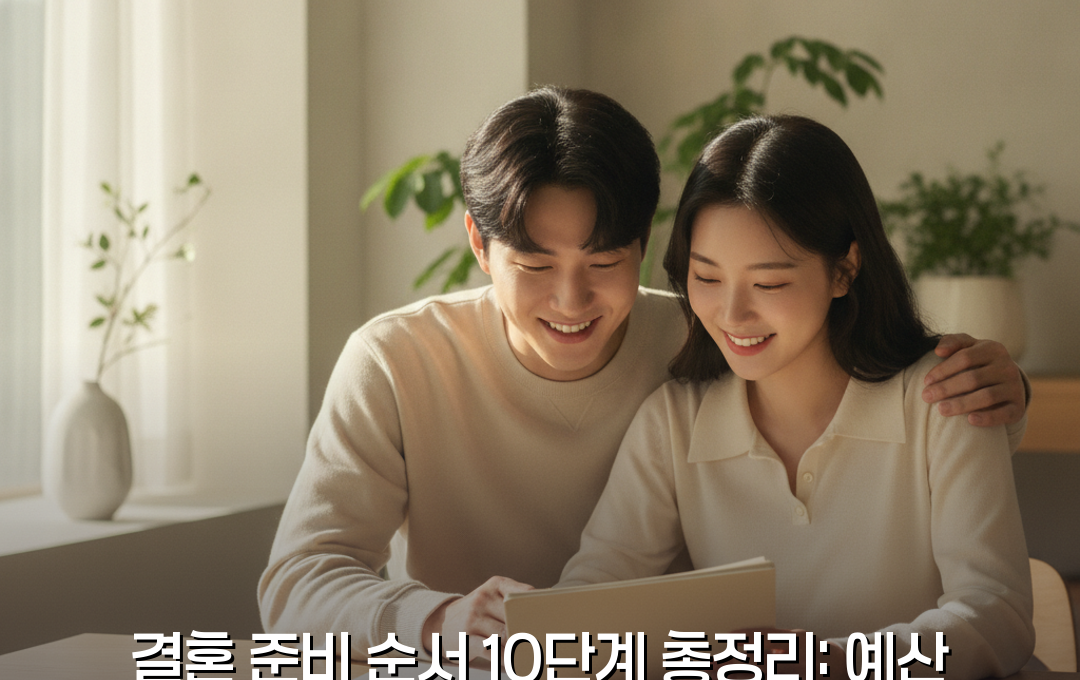 결혼 준비 순서