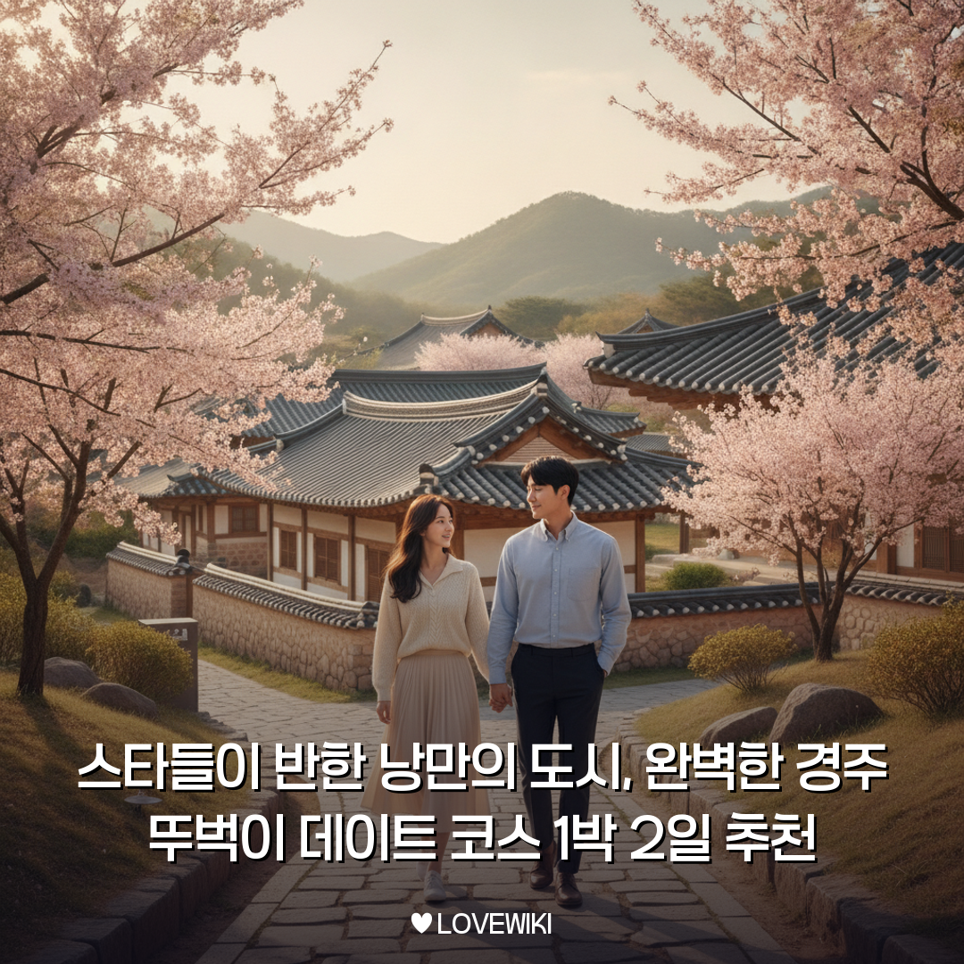 경주 뚜벅이 데이트 코스