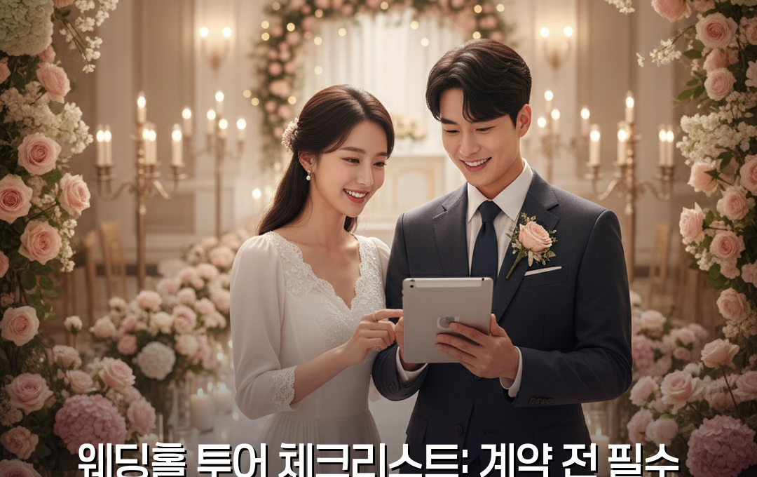 웨딩홀 투어 체크리스트