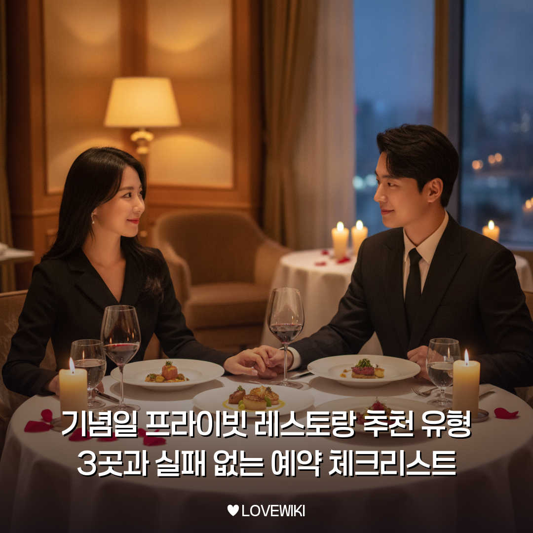 기념일 프라이빗 레스토랑