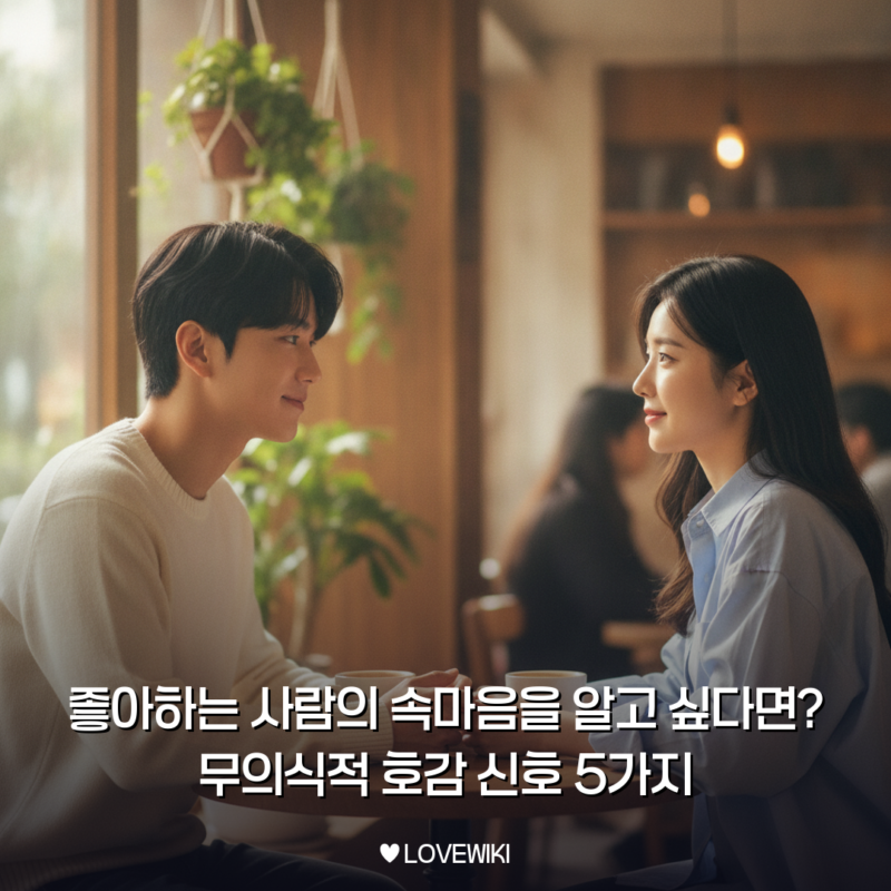 무의식적 호감 신호